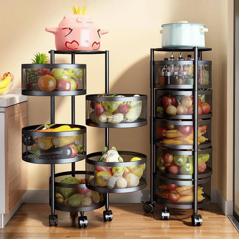 Beverage and vegetable trolley